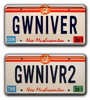 Вперед | Guinevere Van | Номерные Знаки С Металлическим Тиснением -Рамки Для Номерных знаков, Декор Автомобиля, Номерной Знак